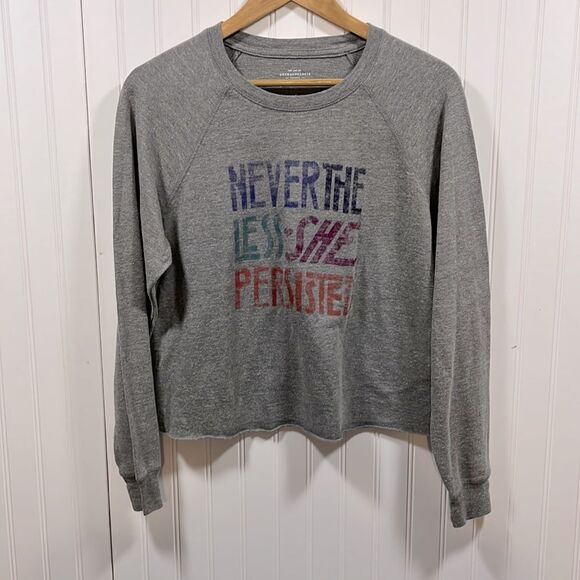 Anthropologie long sleeve graphic top - Picture 1 of 5